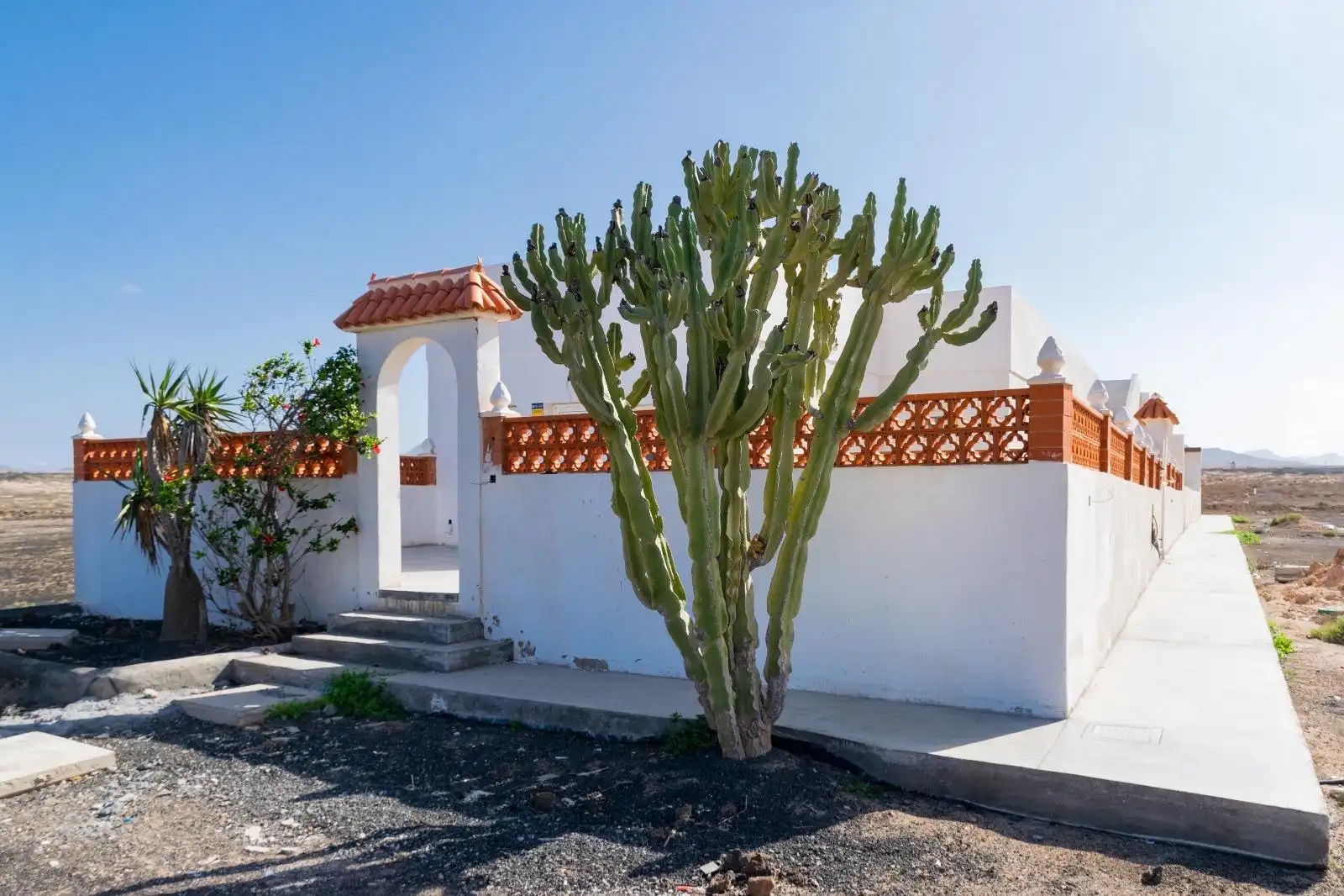Exterior view of Houses for sale in La Oliva  with Private garden and Terrace