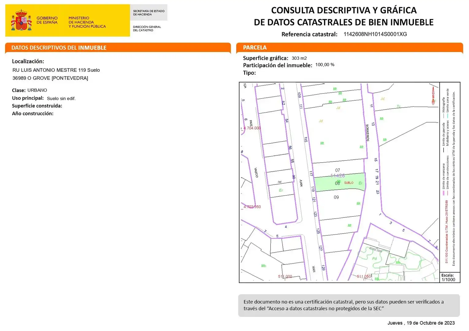 Residential land for sale in de Luis Antonio Mestre, imagen 6