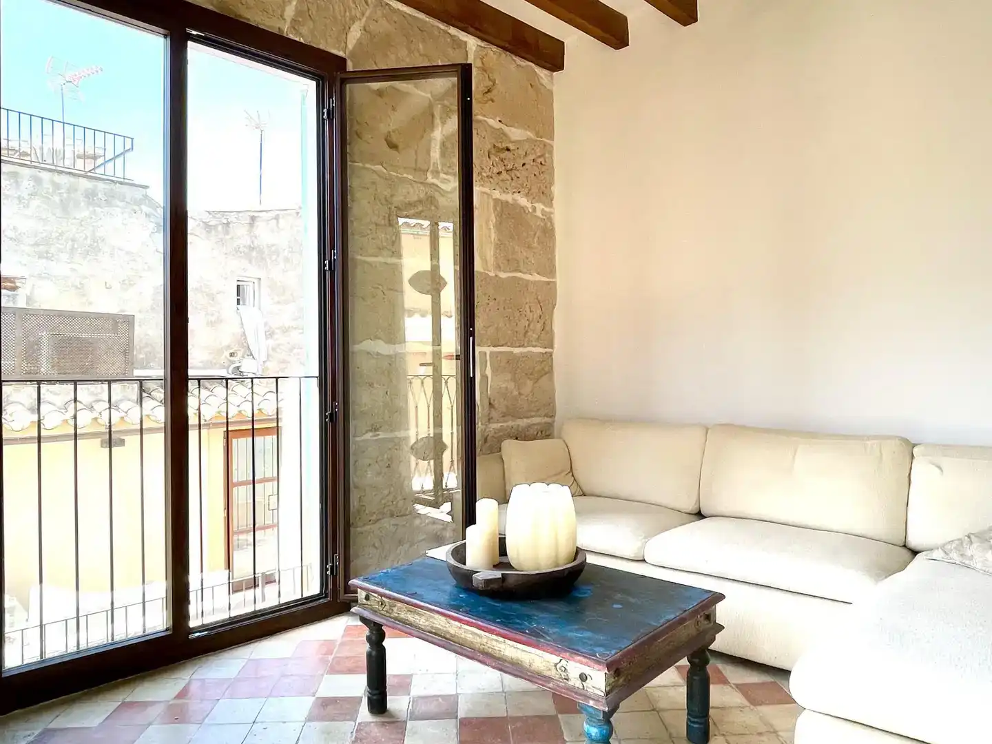 Sala de estar de Ático en venta en  Palma de Mallorca con Aire acondicionado y Balcón