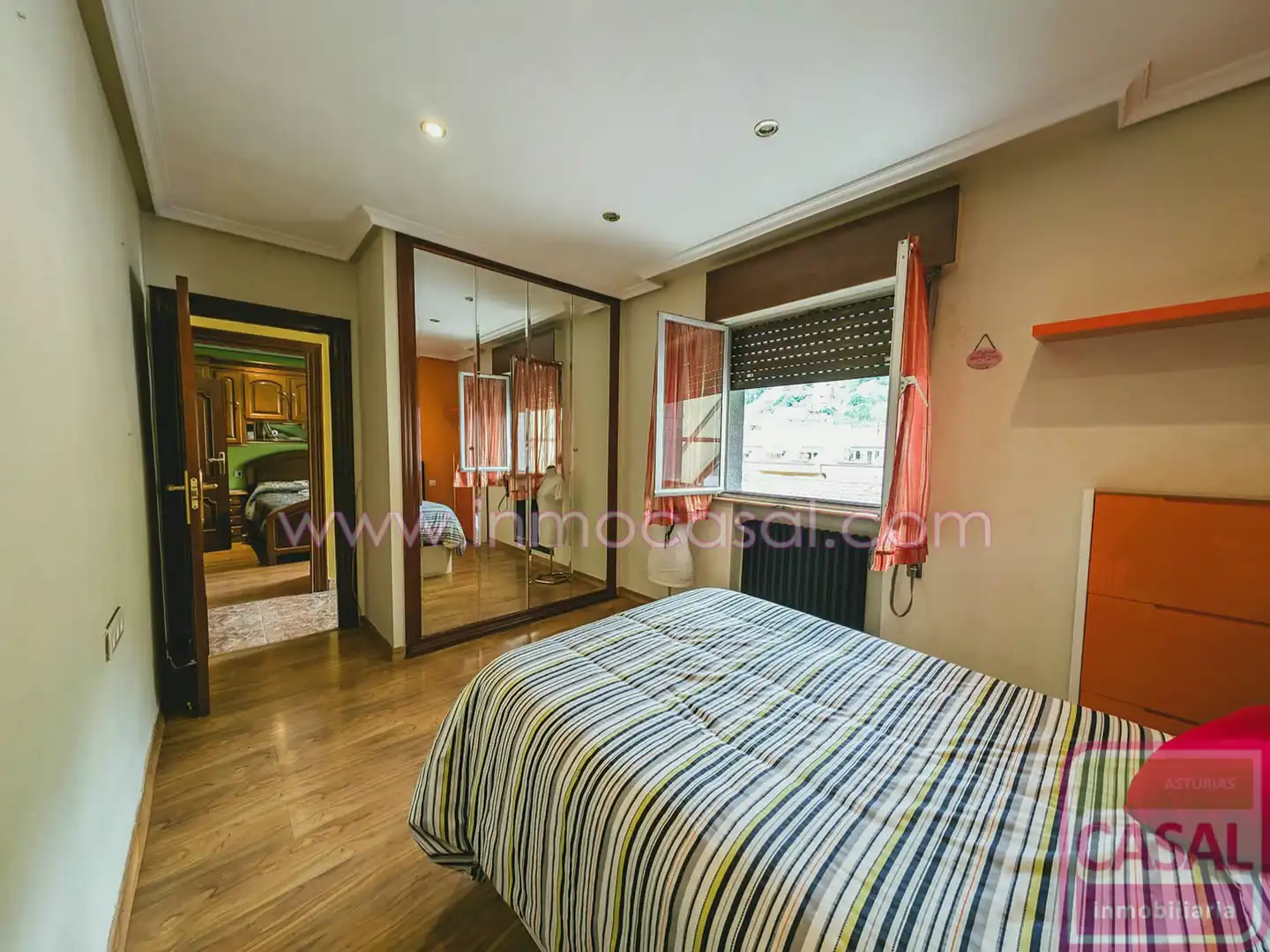 Schlafzimmer von Haus oder Chalet zum Verkauf in Mieres (Asturias) mit Heizung, Terrasse und Abstellraum