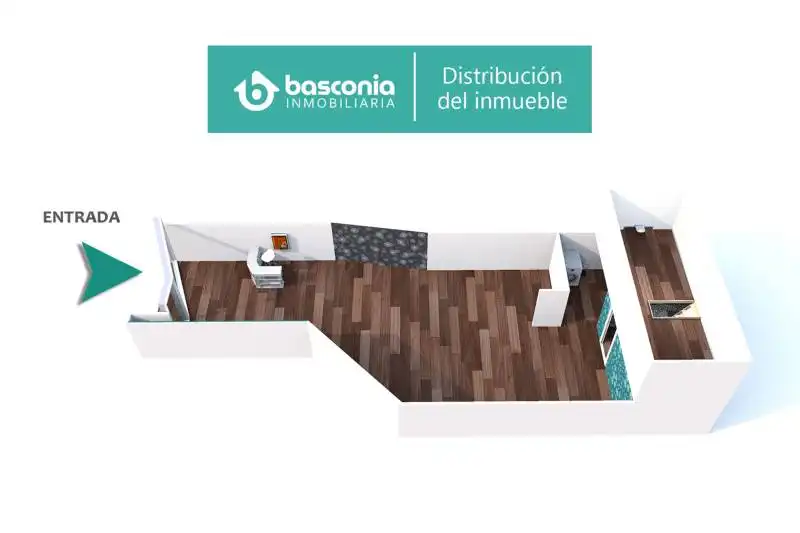 Habitación de Local de alquiler en Basauri  con Aire acondicionado, Calefacción y Amueblado