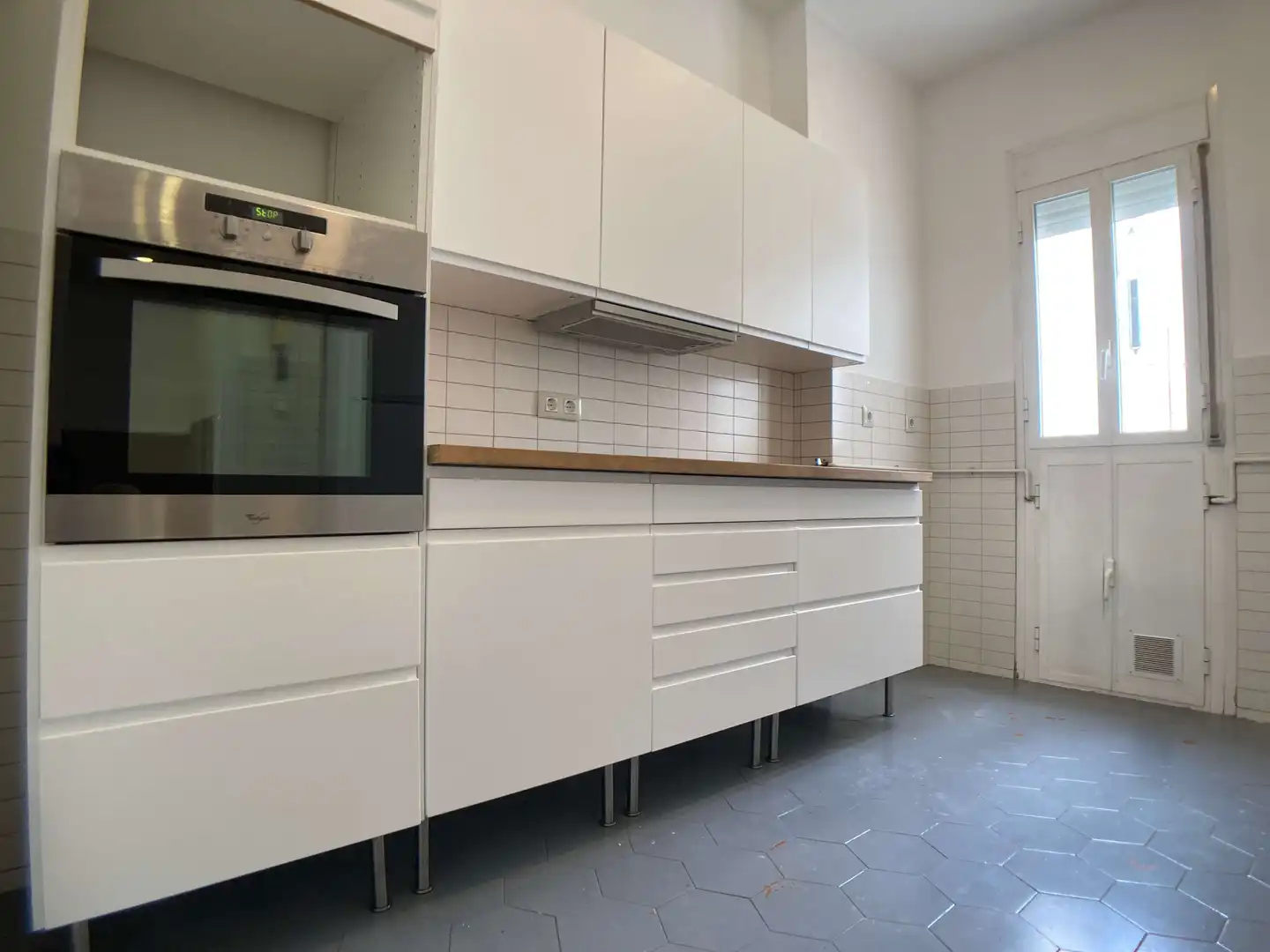 Cocina de Piso de alquiler en Madrid con Aire acondicionado, Calefacción y Parquet