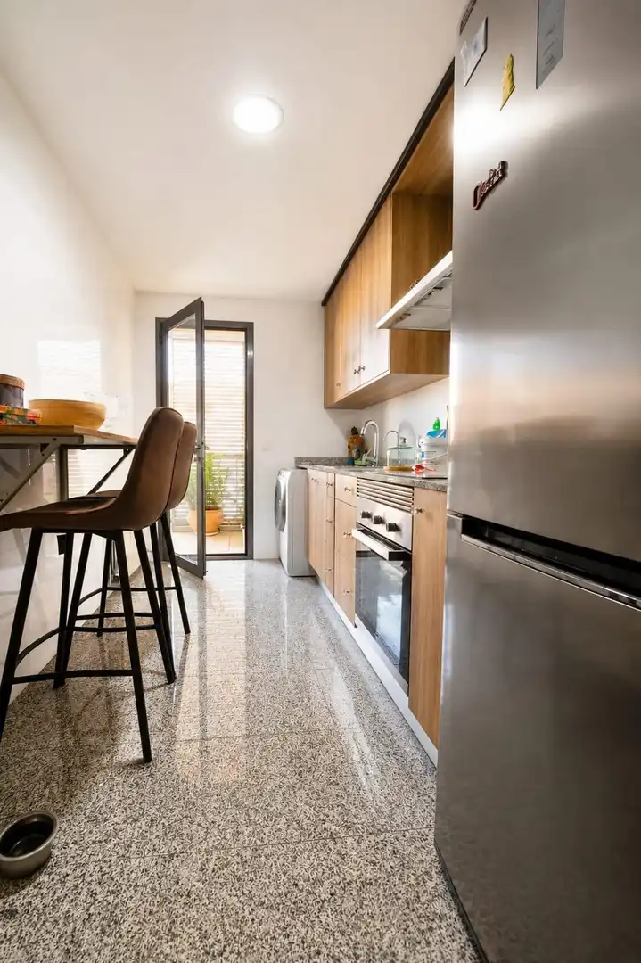 Küche von Wohnung zum Verkauf in  Palma de Mallorca mit Klimaanlage, Heizung und Terrasse