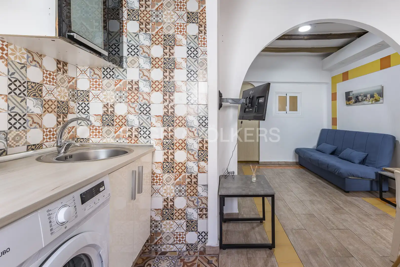 Cocina de Piso en venta en L'Hospitalet de Llobregat con Calefacción