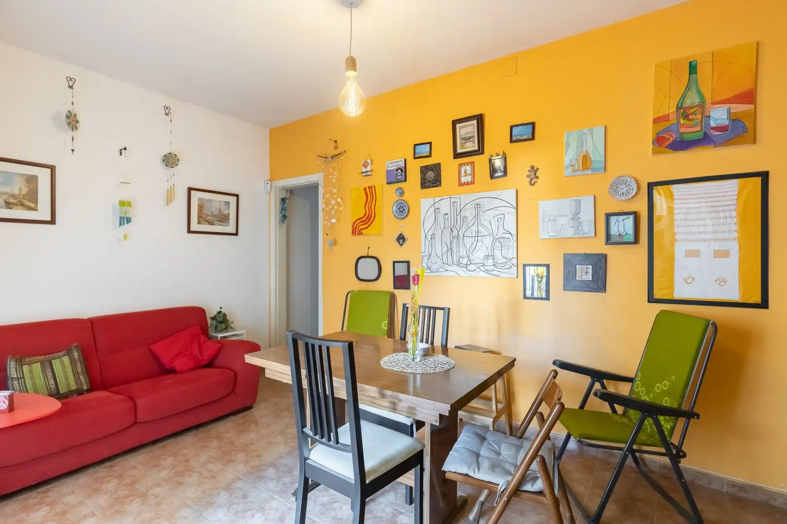 Comedor de Piso en venta en Badalona con Terraza