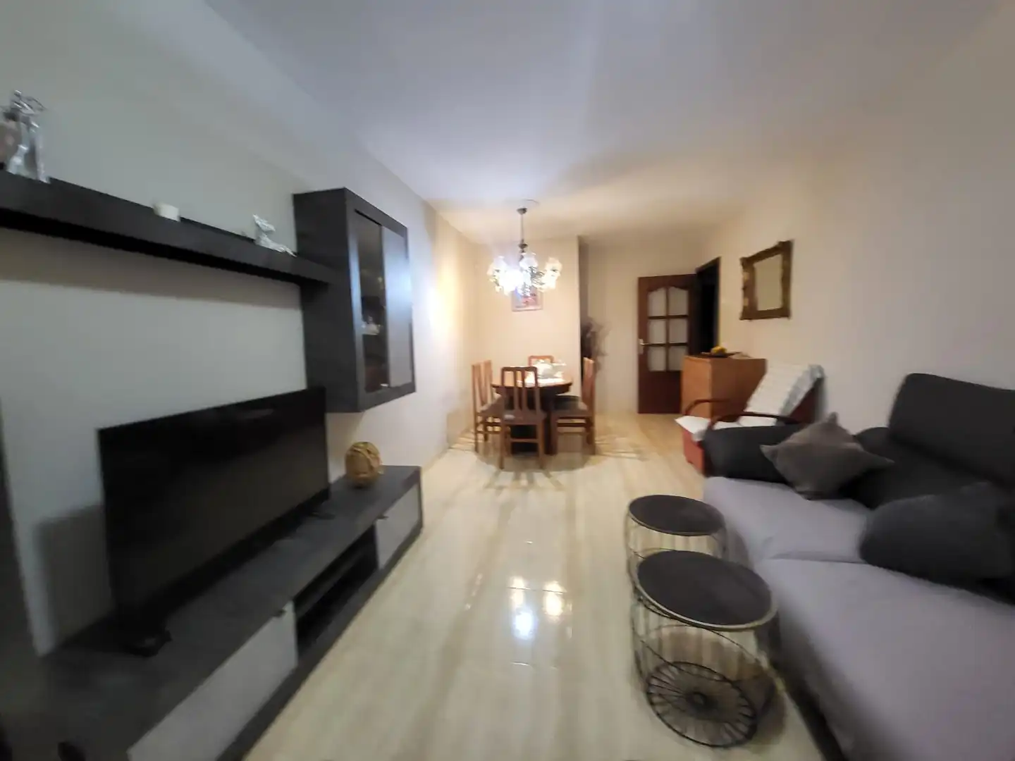 Wohnzimmer von Wohnung zum Verkauf in Pineda de Mar mit Terrasse, Möbliert und Ofen