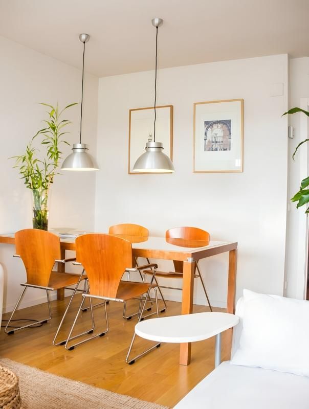 Comedor de Piso en venta en  Madrid Capital con Calefacción, Jardín privado y Piscina