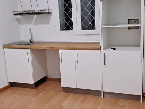 Cuina de Oficina de lloguer en Madrid amb Aire condicionat, Calefacció i Terrassa