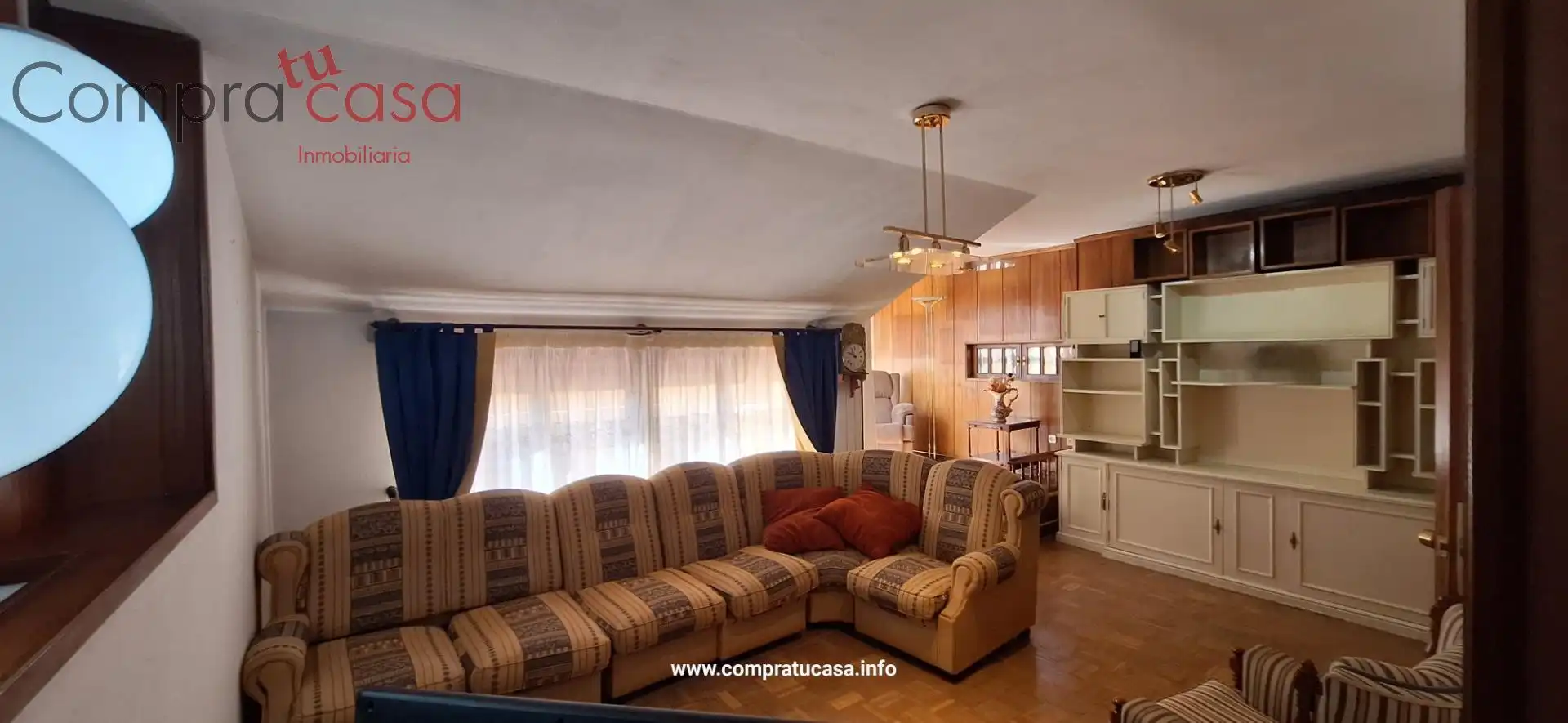 Living room of Attic for sale in Segovia  with Heating, Parquet flooring and Terrace