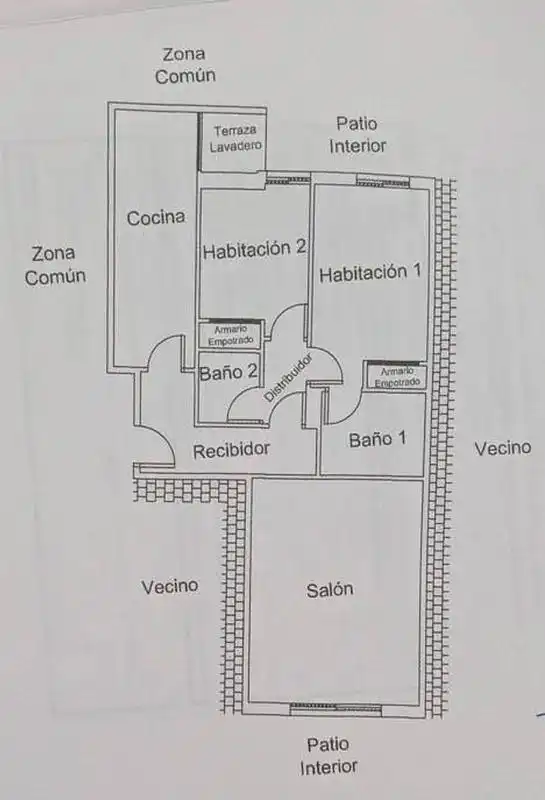 Flat for sale in Córdoba  with Air Conditioner, Heating and Private garden