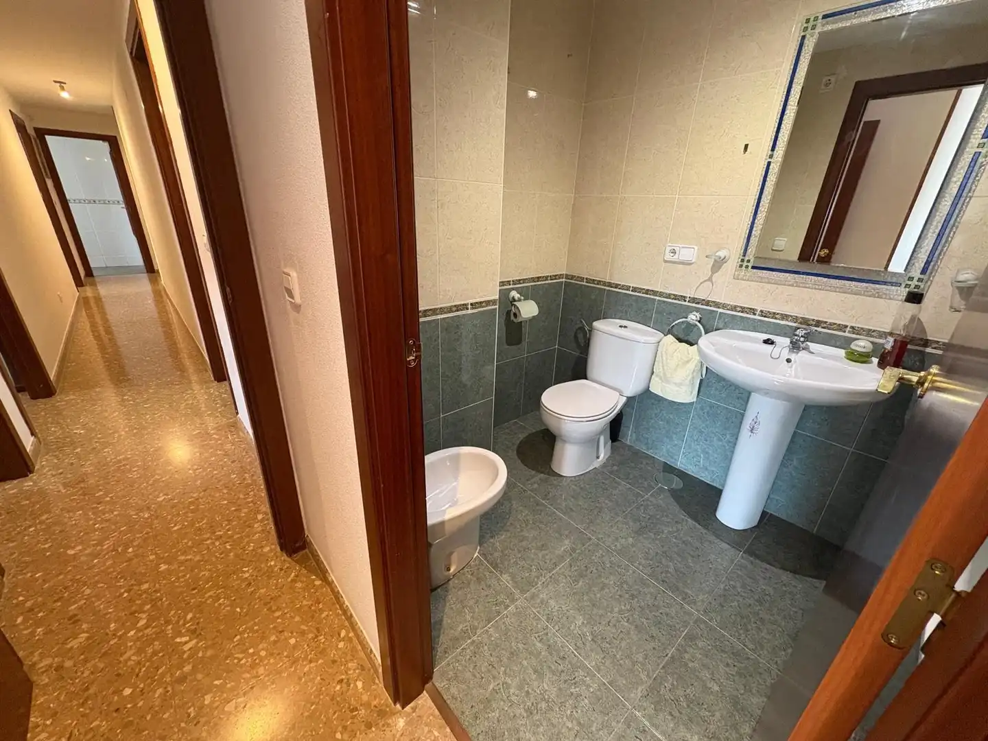 Bany de Pis de lloguer en Alicante / Alacant amb Jardí privat, Terrassa i Moblat