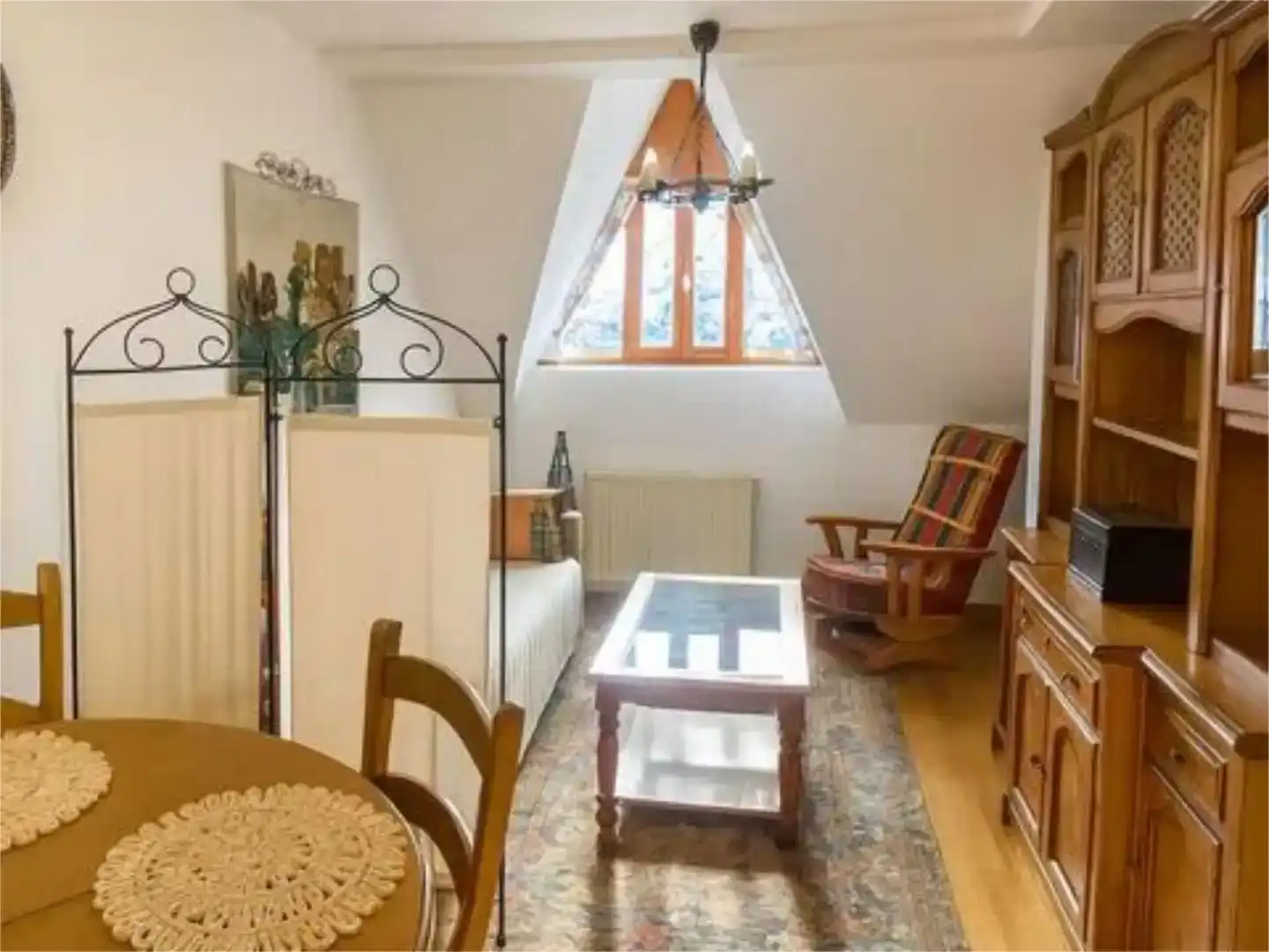 Sala d'estar de Pis en venda en Sallent de Gállego amb Parquet, Traster i Piscina