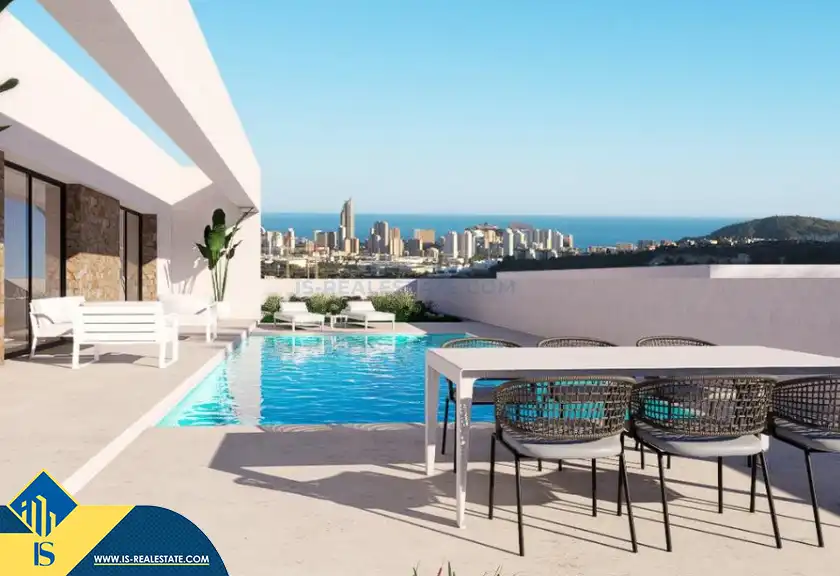 Villa mit Pool zum Verkauf in Balcón de Finestrat - Terra Marina, imagen 2