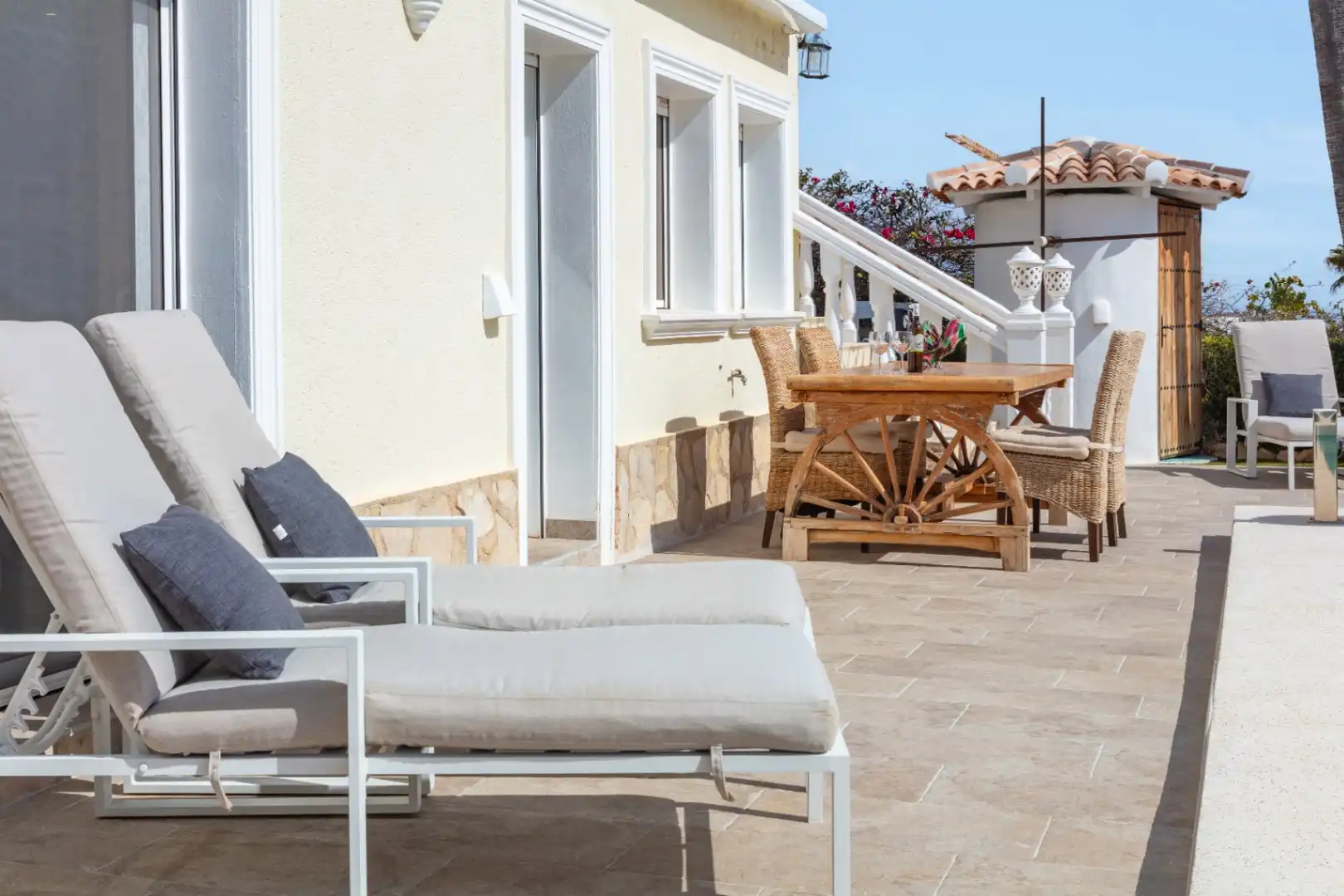 Terrace of Houses for sale in Jávea / Xàbia  with Air Conditioner, Heating and Private garden