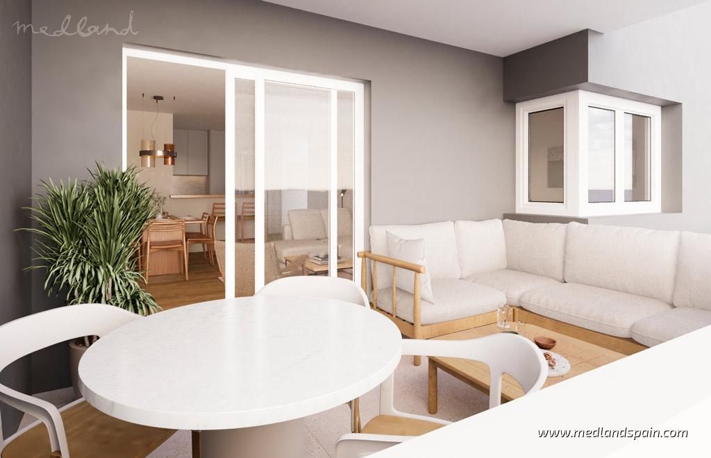 Sala d'estar de Apartament en venda en Águilas amb Aire condicionat, Calefacció i Terrassa