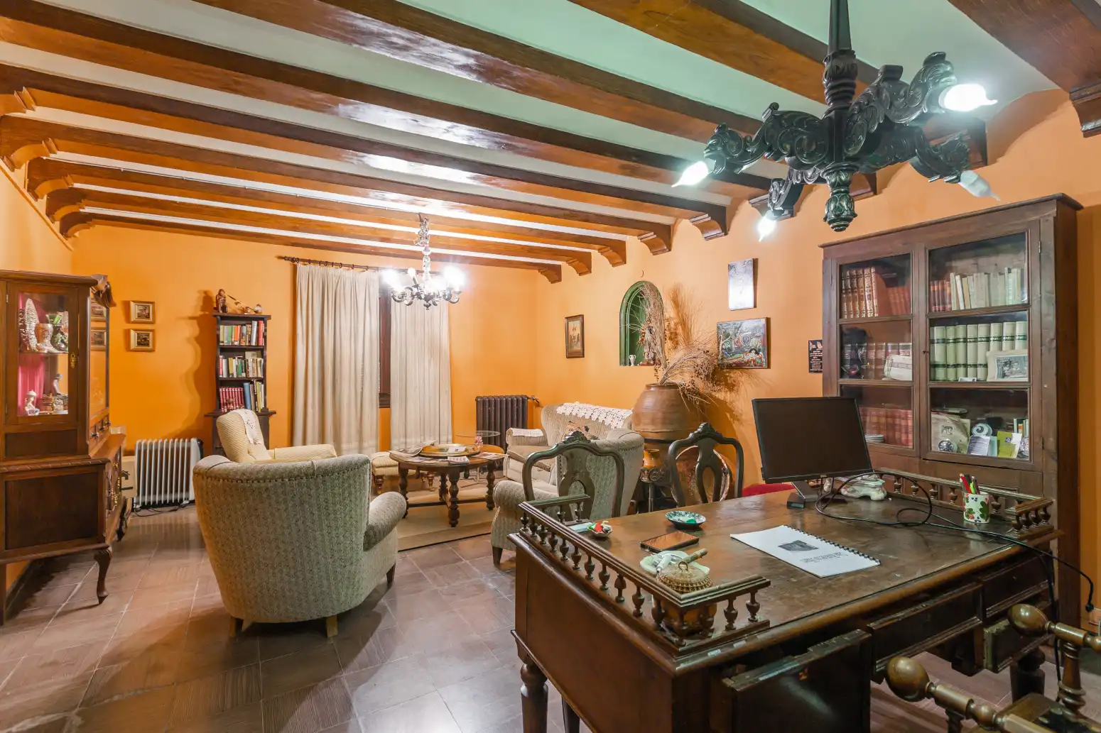 Sala de estar de Casa o chalet en venta en Allo con Calefacción, Jardín privado y Trastero