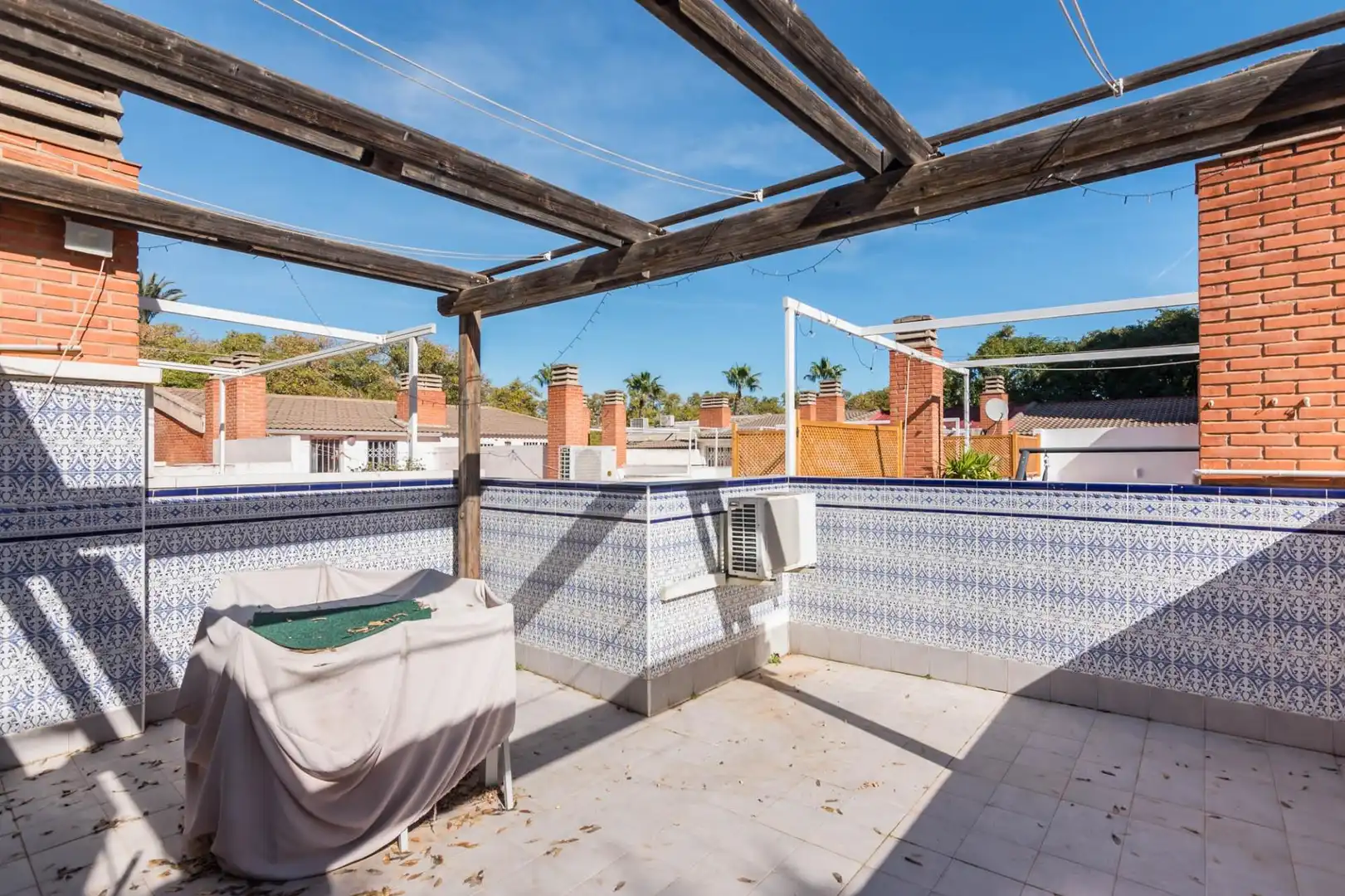 Terrassa de Casa adosada de lloguer en Murcia amb Calefacció, Parquet i Terrassa