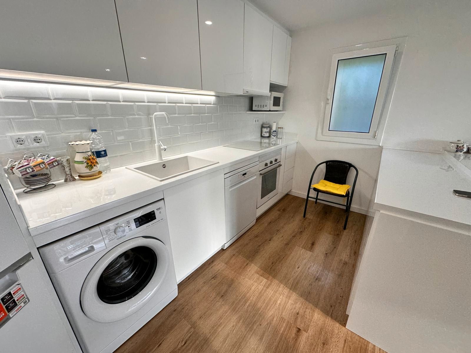 Kitchen of Apartment to rent in Cambrils  with Air Conditioner, Heating and Parquet flooring