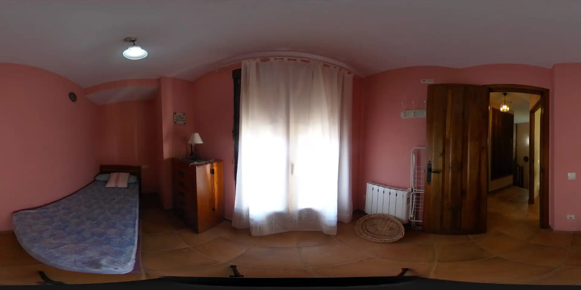 Schlafzimmer von Country house zum Verkauf in Barrado mit Heizung, Möbliert und Waschmaschine