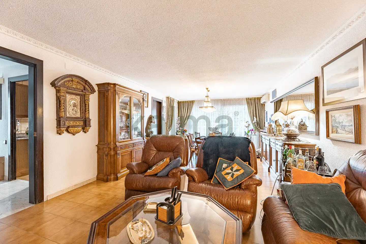 Living room of Detached homes for sale in Terrassa  with Air Conditioner, Heating and Private garden