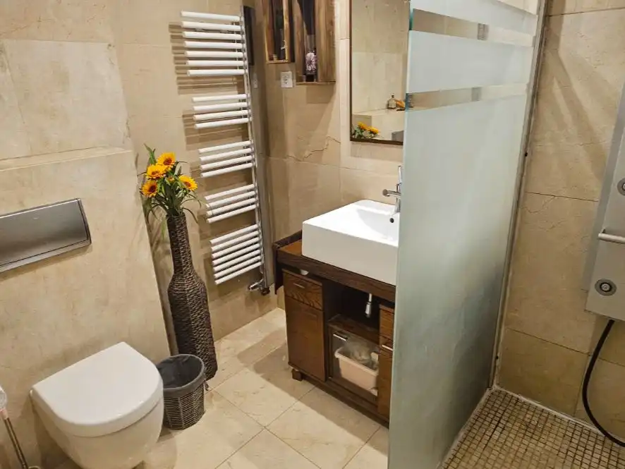 Bathroom of Flat for sale in Loiu  with Heating, Parquet flooring and Terrace