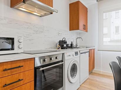 Kitchen of Flat to rent in Gijón   with Heating and Furnished