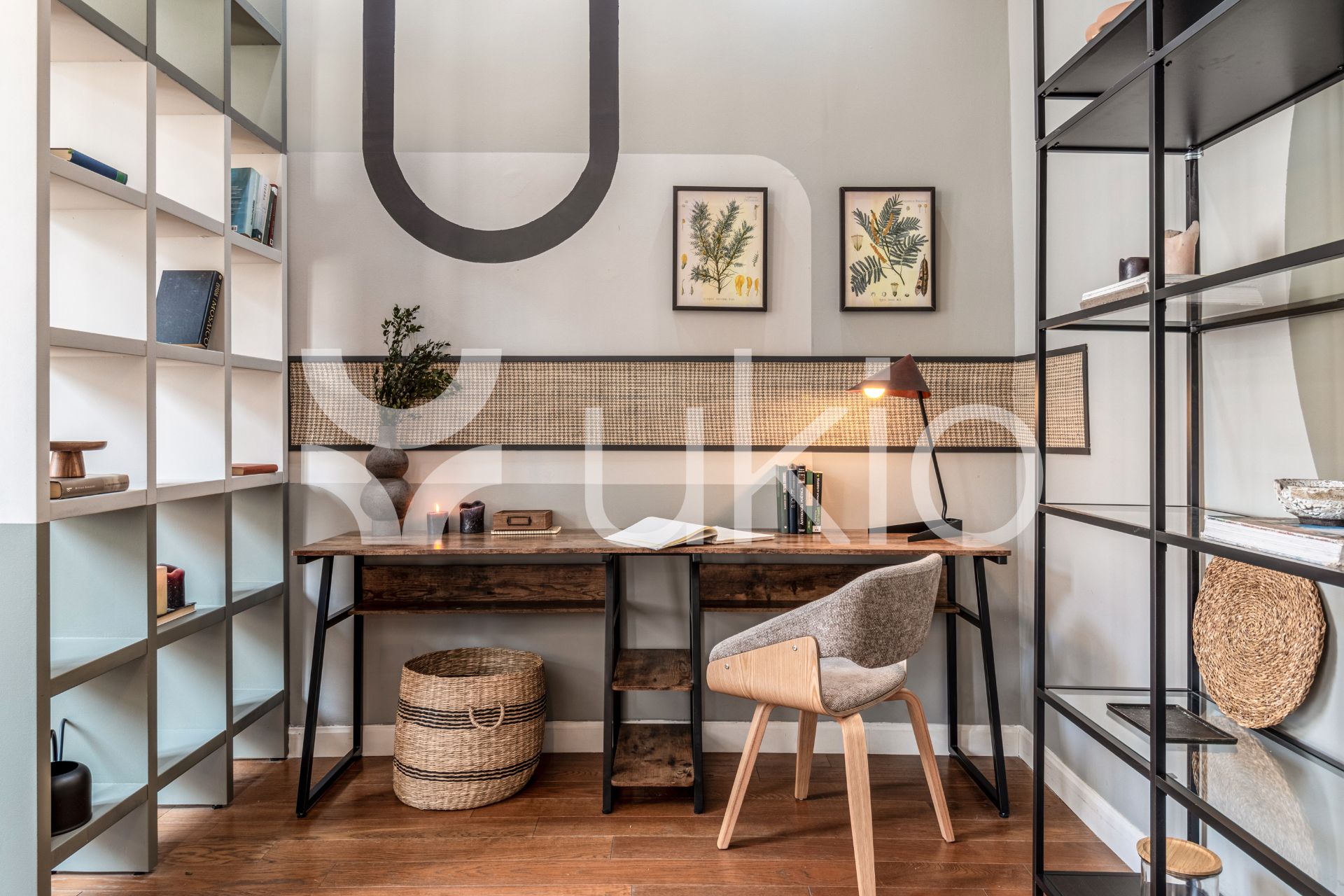 Sala d'estar de Apartament de lloguer en  Madrid Capital amb Aire condicionat, Calefacció i Moblat