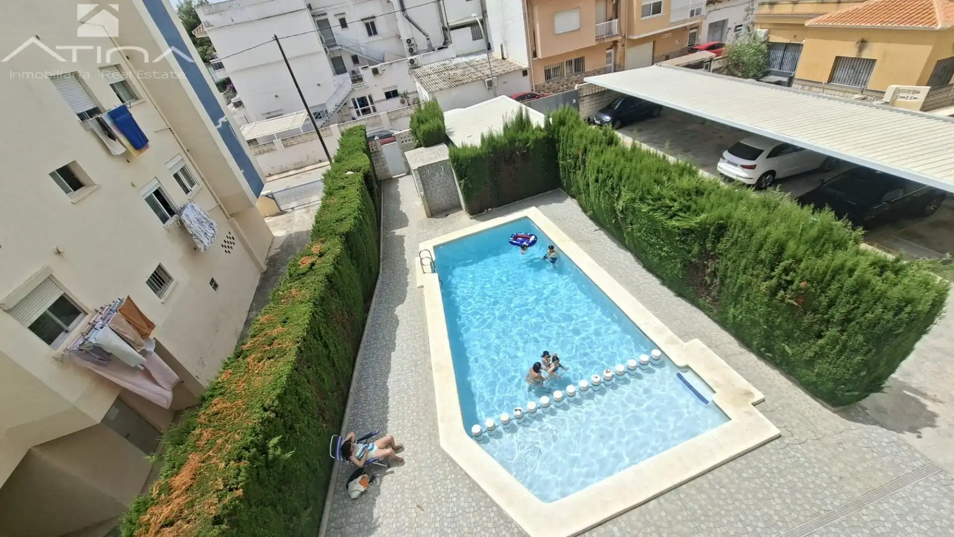 Piscina de Apartamento en venta en Daimús con Aire acondicionado, Calefacción y Amueblado