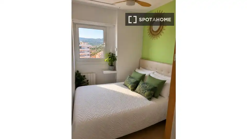 Habitación de Piso de alquiler en Montgat con Aire acondicionado, Calefacción y Amueblado