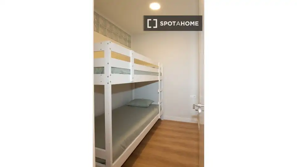Habitación de Piso de alquiler en Barcelona con Aire acondicionado, Calefacción y Amueblado