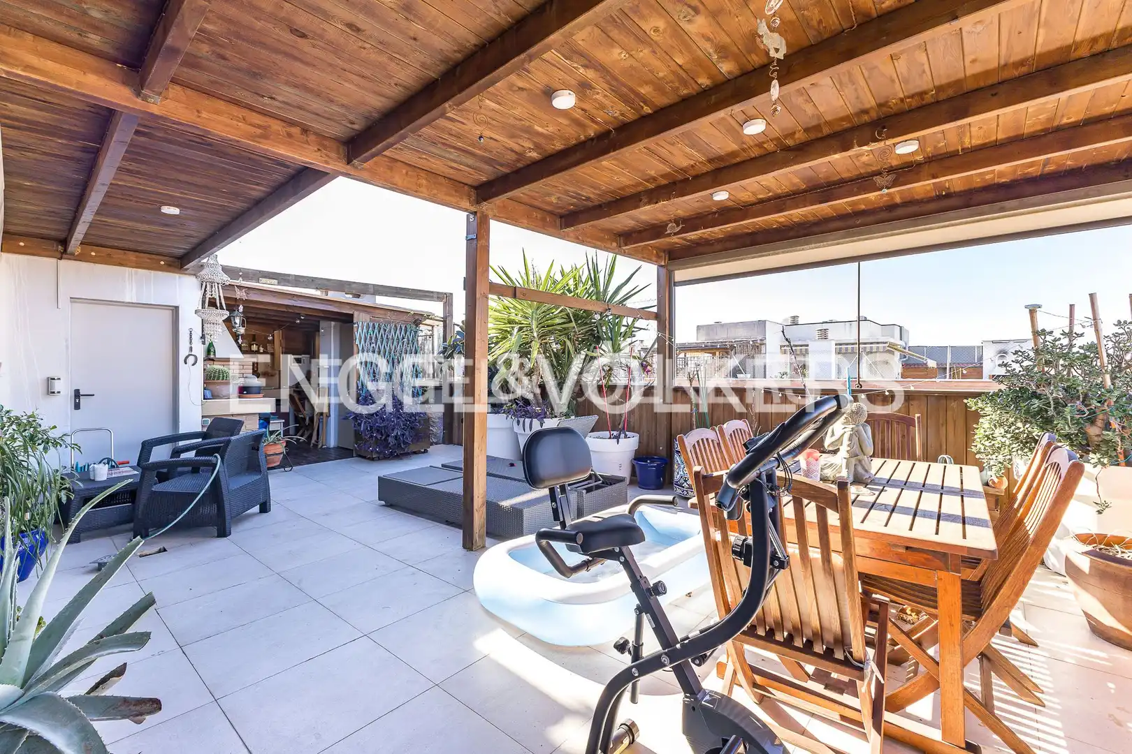 Terraza de Dúplex en venta en Castelldefels con Aire acondicionado, Calefacción y Parquet