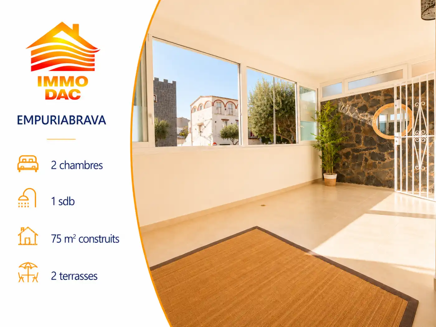 Vista exterior de Apartamento en venta en Empuriabrava con Aire acondicionado, Calefacción y Terraza