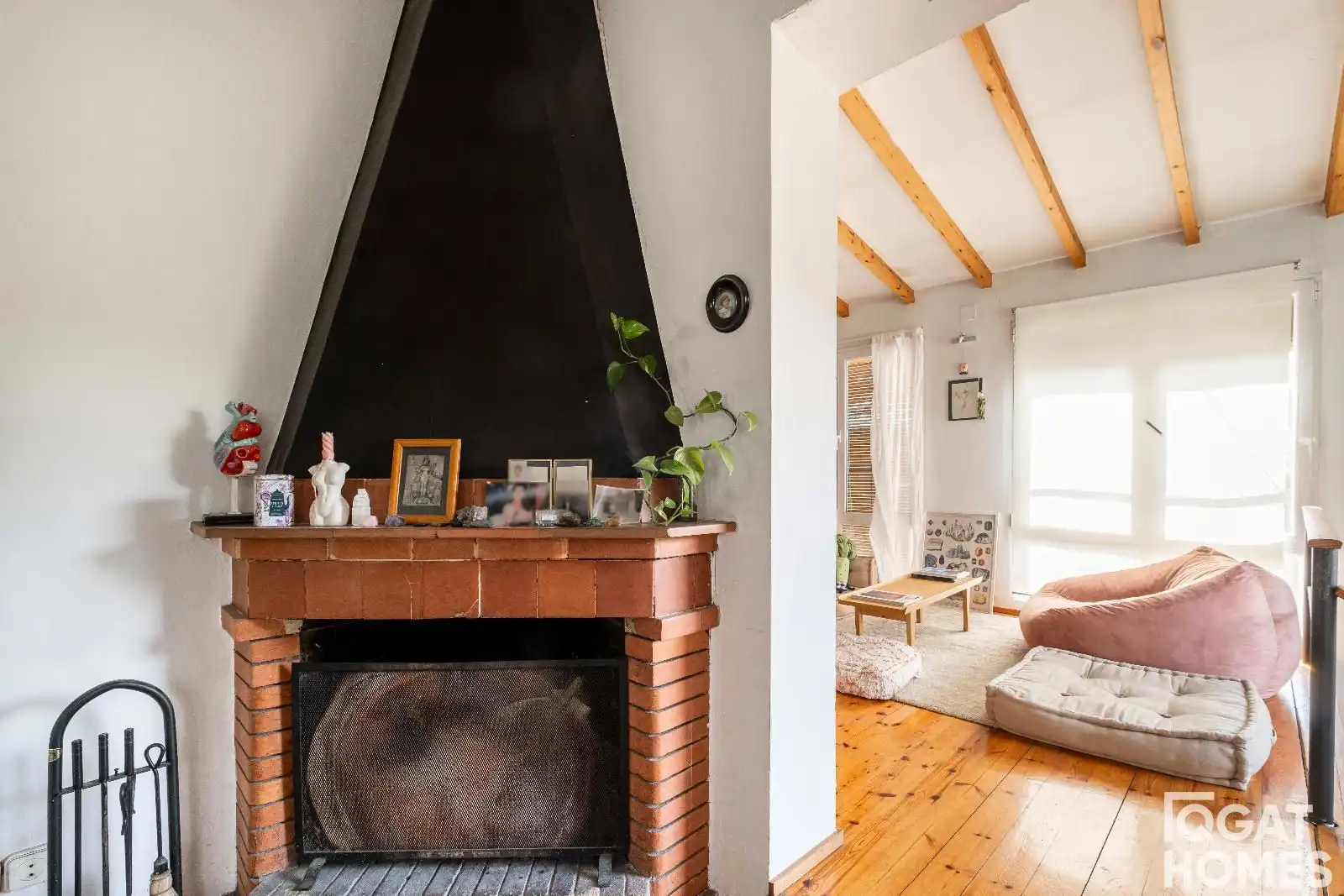 Sala de estar de Casa o chalet en venta en Sant Cugat del Vallès con Calefacción y Trastero