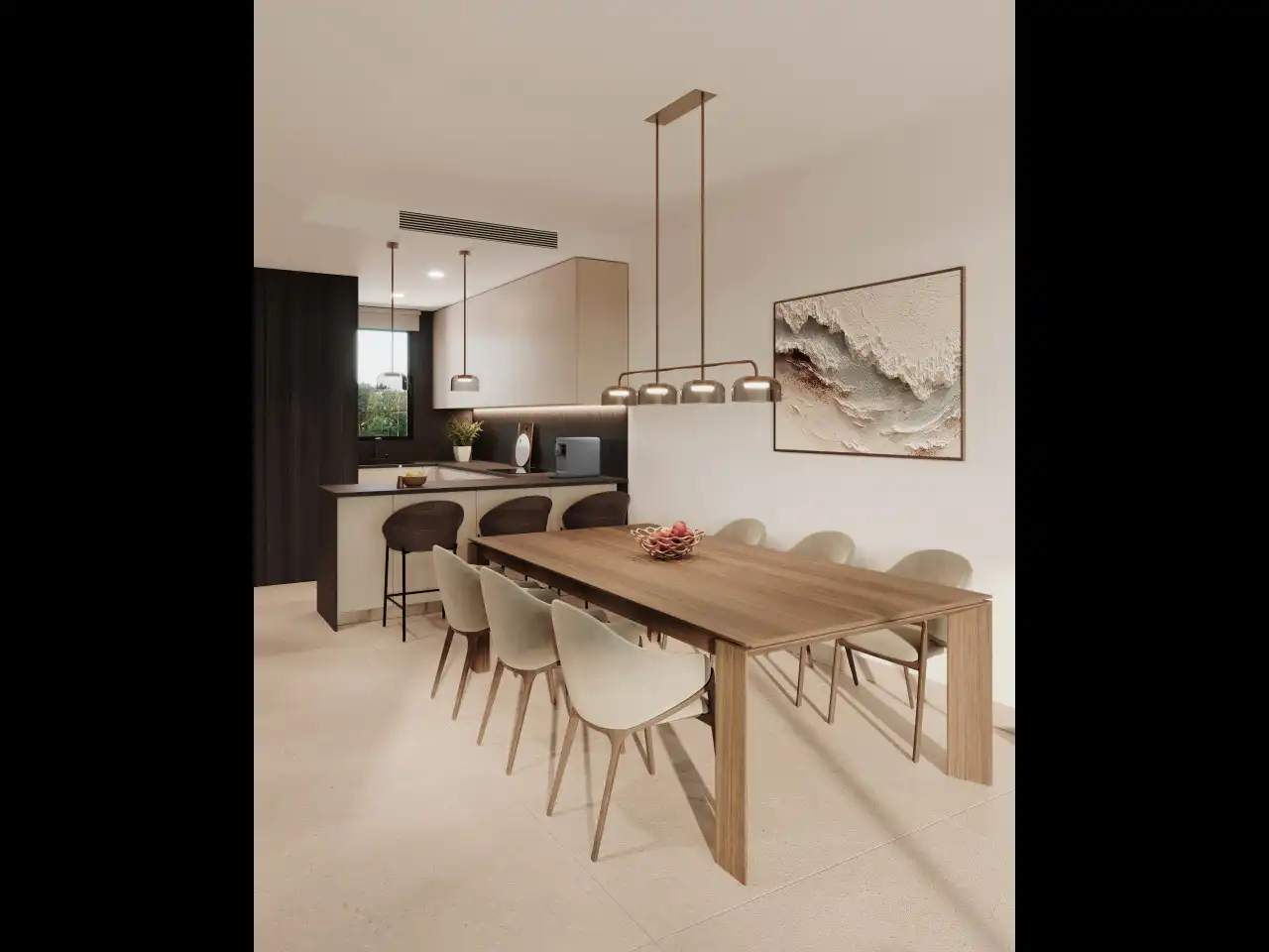 Comedor de Casa o chalet en venta en Marbella con Aire acondicionado, Calefacción y Jardín privado