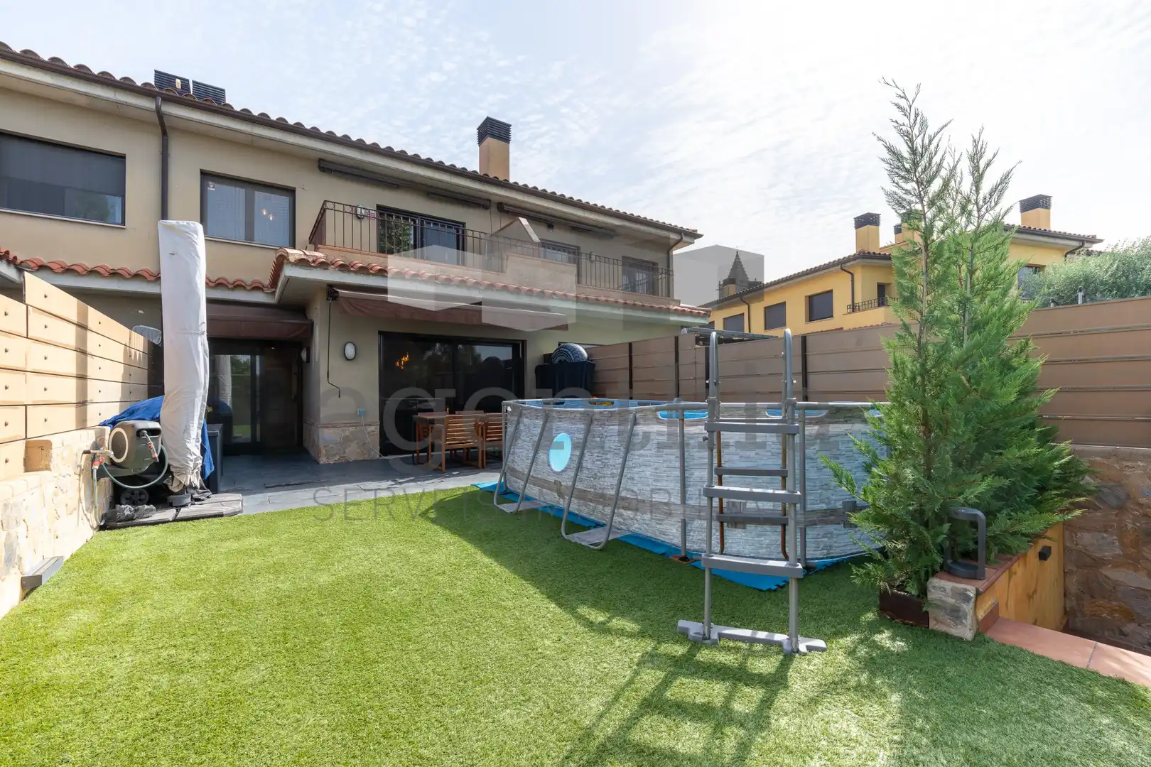 Terraza de Casa adosada en venta en Aiguaviva con Aire acondicionado, Calefacción y Terraza