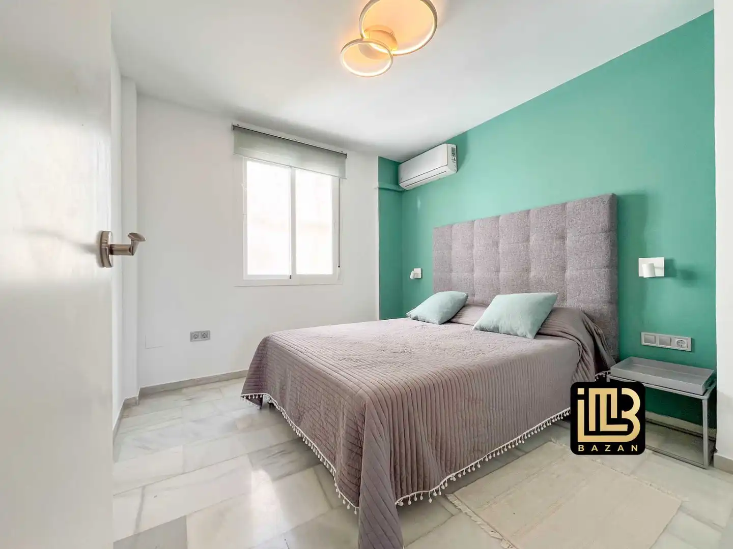 Schlafzimmer von Wohnung zur Miete in Málaga mit Klimaanlage, Heizung und Möbliert