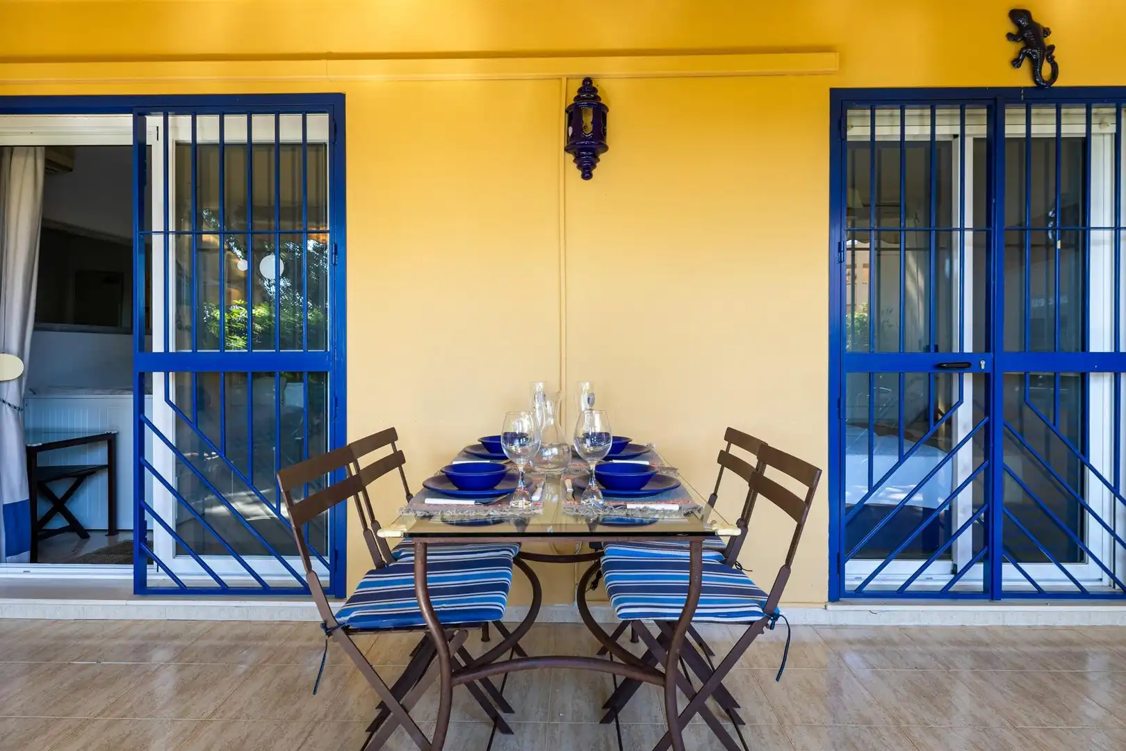 Terrasse von Wohnung zur Miete in Mijas mit Klimaanlage, Heizung und Privatgarten