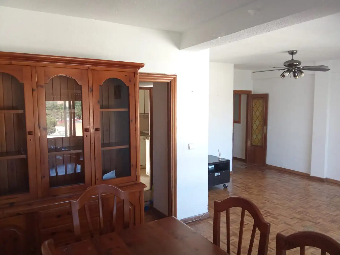 Sala de estar de Piso en venta en Madrid con Calefacción, Parquet y Terraza