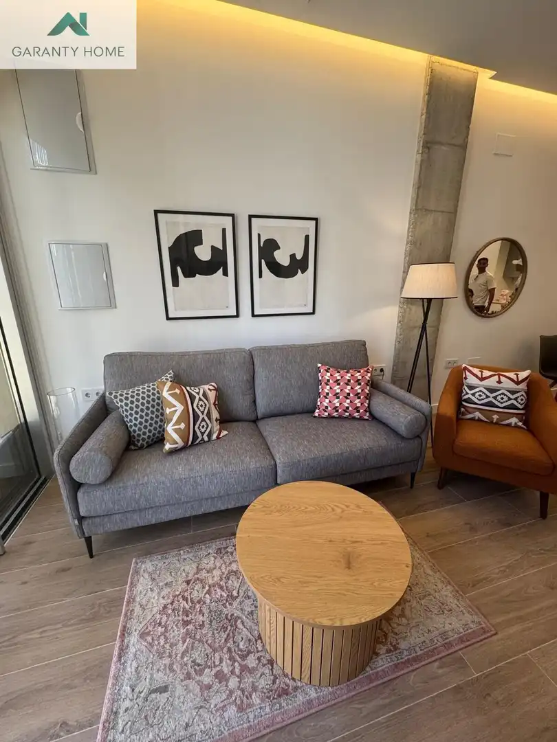 Wohnzimmer von Wohnung zur Miete in Nerja mit Klimaanlage, Heizung und Möbliert