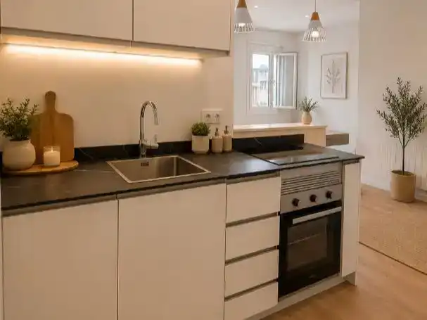 Kitchen of Flat for sale in  Barcelona Capital