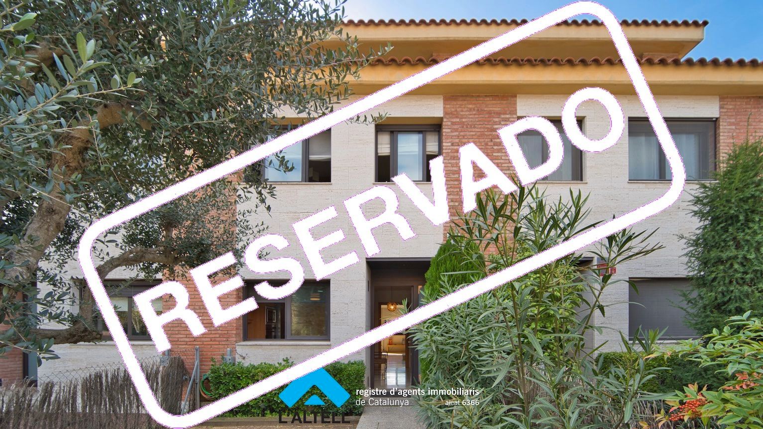 Garden of Single-family semi-detached for sale in L'Ametlla del Vallès  with Air Conditioner, Heating and Private garden
