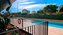 Swimming pool of Attic for sale in  Murcia Capital  with Air Conditioner, Heating and Private garden