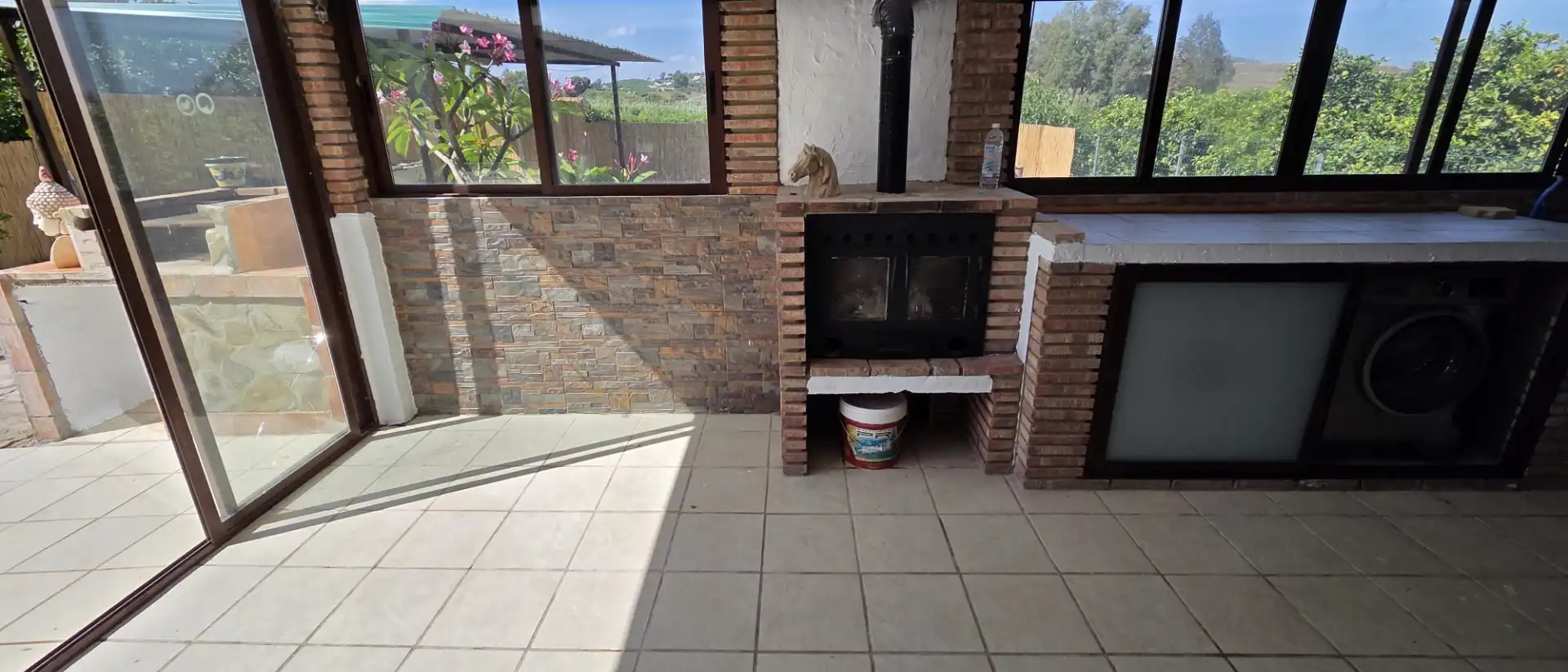 Terrasse von Country house zur Miete in El Romeral - Peñón de Zapata