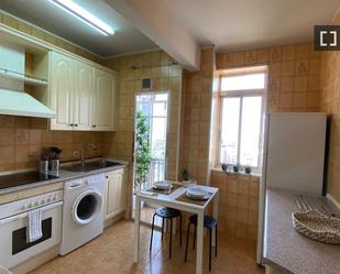 Kitchen of Flat to rent in  Madrid Capital  with Air Conditioner and Balcony