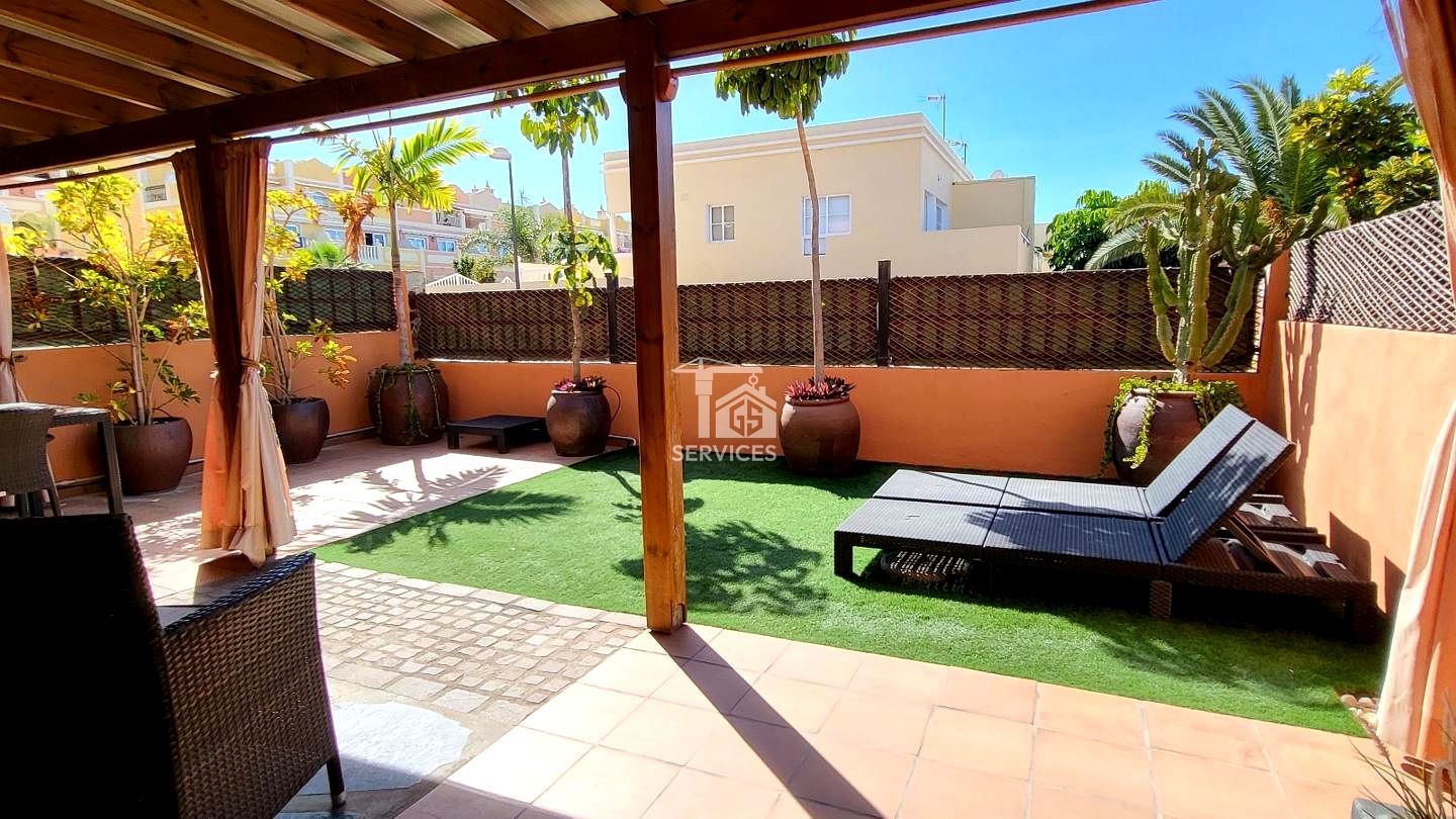 Terrassa de Casa adosada en venda en Arona amb Aire condicionat, Jardí privat i Terrassa