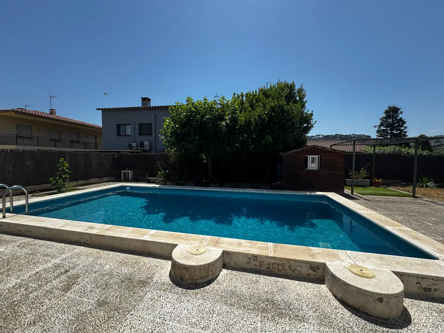 Piscina de Casa o xalet en venda en Llinars del Vallès amb Aire condicionat, Calefacció i Terrassa