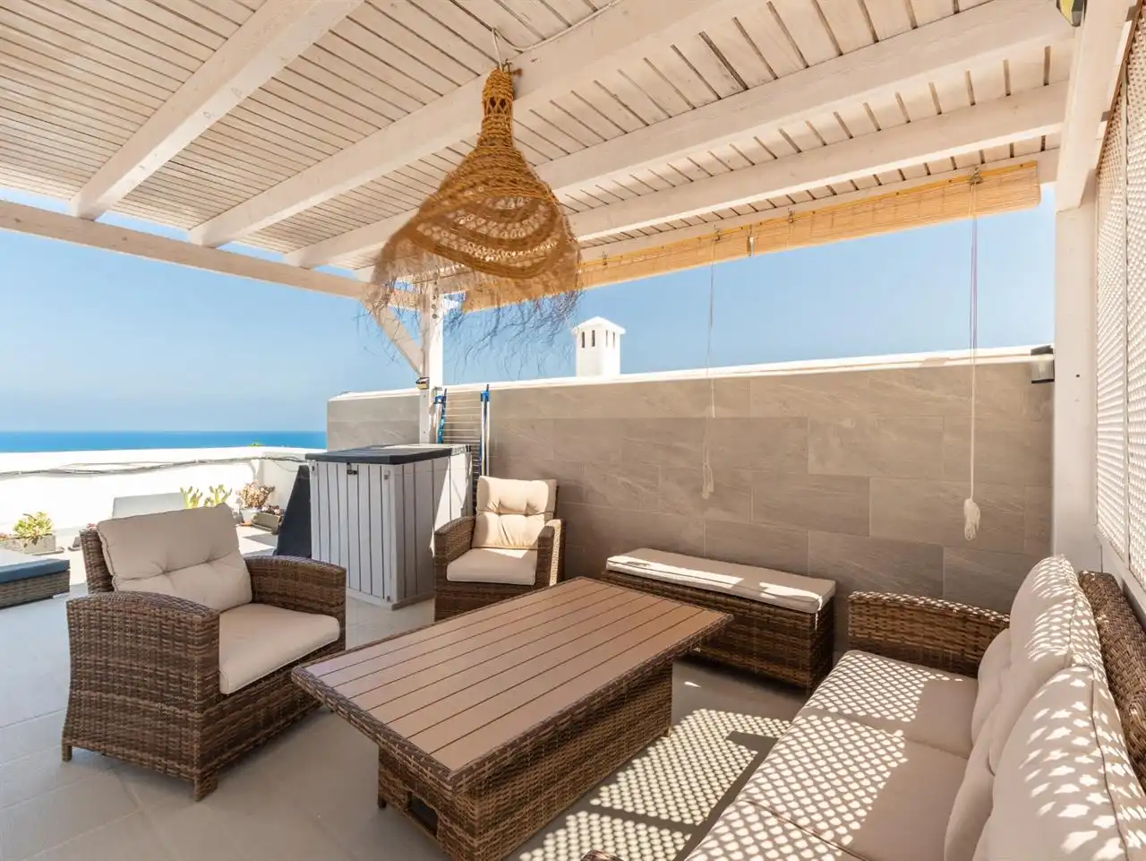 Doppelhaushälfte mit Pool zum Verkauf in El Palmeral