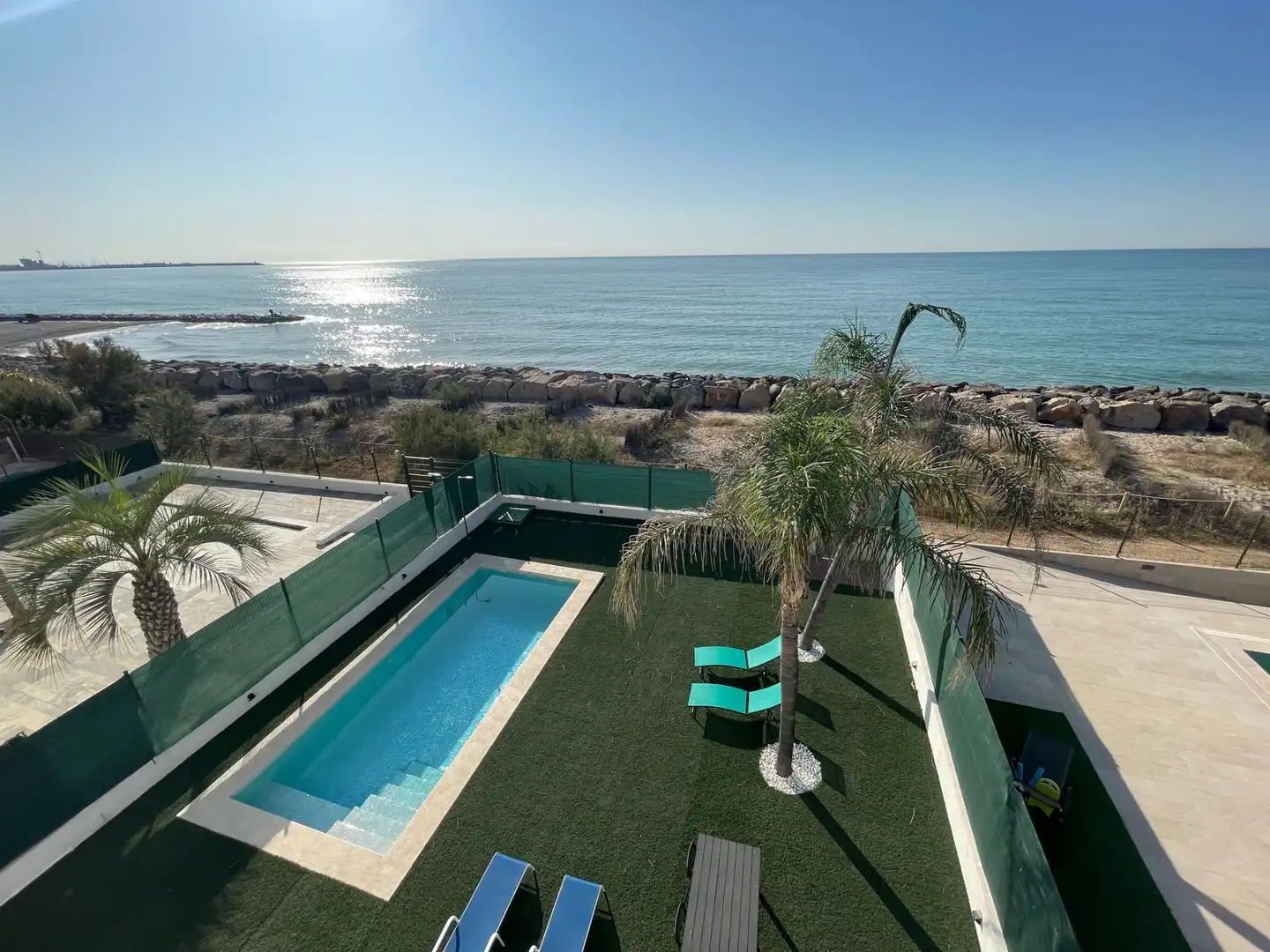 Piscina de Casa o chalet en venta en Burriana / Borriana con Aire acondicionado, Jardín privado y Trastero