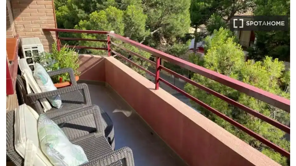 Terrasse von Wohnung zur Miete in Godella mit Klimaanlage, Heizung und Möbliert