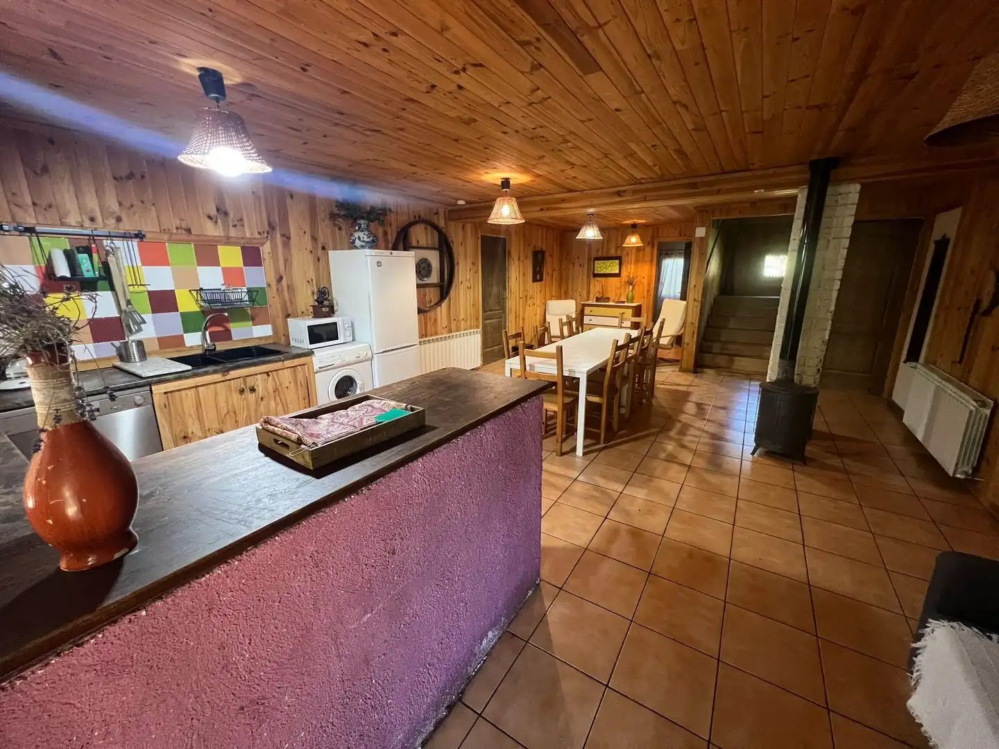 Cocina de Casa o chalet en venta en Navacepedilla de Corneja con Calefacción, Jardín privado y Parquet